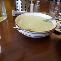 Creamy Raw broccoli soup at Portia's Cafe in Columbus
