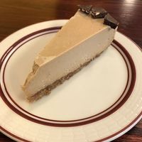 Coffee Cheezecake. Creamy and delicious. at Portia's Cafe in Columbus