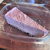 Strawberry cheesecake   at Portia's Cafe in Columbus