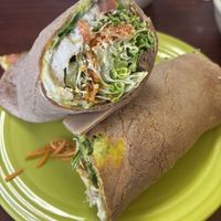 Great Tofu Wrap  at Portia's Cafe in Columbus