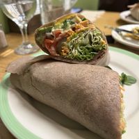 Great Tofu Wrap  at Portia's Cafe in Columbus