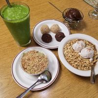 Delicious desserts at Portia's Cafe in Columbus