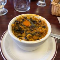 Veggy curry cup....yummy no oil!! :) at Portia's Cafe in Columbus