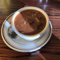 The vegetable curry soup at Portia's Cafe in Columbus