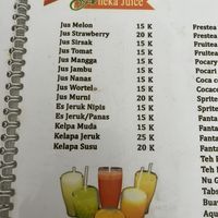 Juices  at Rasa Sayang in Pangandaran