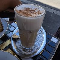 Iced chai latte at Nähcafe Edeltraud in Wurzburg