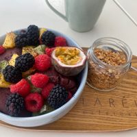Acai bowl at Laréu Cafetaria in Vila Nova De Milfontes