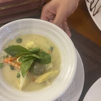 Thai green curry  at Big Horn Restaurant in Koh Samui