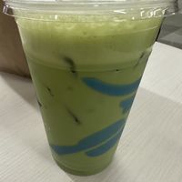 Matcha w coconut milk   at MSP - Caribou Coffee - T1 in Minneapolis