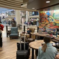 Seating  at MSP - Caribou Coffee - T1 in Minneapolis