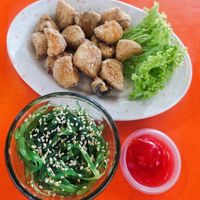 My favorite King oyster mushroom and seaweed 😋 at YC VEGE HUT - 藝中坊 in Johor Bahru