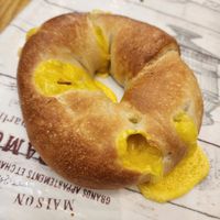 Coconut cheese bread (so good!) at Rainbow Crust in Busan