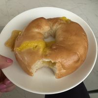 Cheese bagel   at Rainbow Crust in Busan