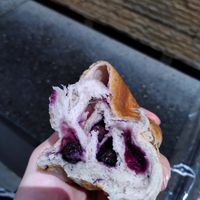 Blueberry bread at Rainbow Crust in Busan
