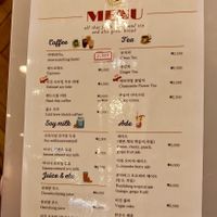 Menu  at Rainbow Crust in Busan