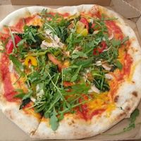 Primavera pizza at Pizza di Praga in Prague