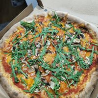 Vegan Pizza Funghi at Pizza di Praga in Prague
