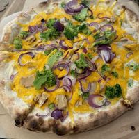 Vegan broccolo pollo  at Pizza di Praga in Prague