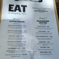 now serving vegan burgers & ";seefood"; between 11-3 at Everything Vegan in Goodwood