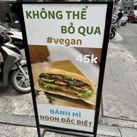 Advertising   at Bánh Mì Xanh in Ho Chi Minh City