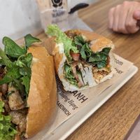 Mixed bahn mi at Bánh Mì Xanh in Ho Chi Minh City
