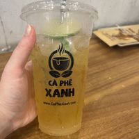 Lemon jasmine iced teaa  at Bánh Mì Xanh in Ho Chi Minh City