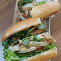 Vegan premium at Bánh Mì Xanh in Ho Chi Minh City