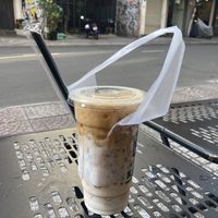 Milk coffee  at Bánh Mì Xanh in Ho Chi Minh City