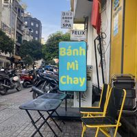 Outside seating  at Bánh Mì Xanh in Ho Chi Minh City