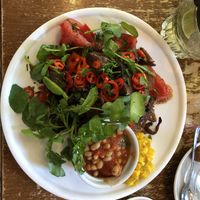 Vegan English breakfast   at The Cottage in Amsterdam