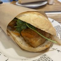 Tofu banh mi  at Bánh mì Bà Ba Kawagoe - バインミーバーバー川越店 in Kawagoe
