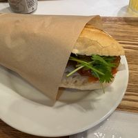Vegan tofu sandwich at Bánh mì Bà Ba Kawagoe - バインミーバーバー川越店 in Kawagoe
