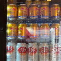 Vietnamese beer and Red Bull available at Bánh mì Bà Ba Kawagoe - バインミーバーバー川越店 in Kawagoe