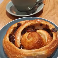 Vegan pain au raisin at EVA in North London