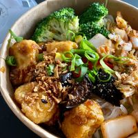 Kimchi bowl at Sunbap in Frankfurt