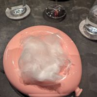 Sweet Potato smoked cotton candy at Georgia Boy  in Atlanta