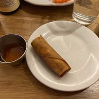 Vegan spring roll at Cha Pa's Noodles and Grill in New York City