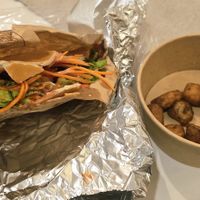 Vegan kebab and nuggets at GBomb Cuisine - Vegan Thuần Chay in Ho Chi Minh City