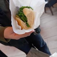 Vegetarian sandwich at Manis in The Hague