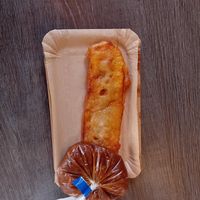 Fried banana (suuuper tasty) at Manis in The Hague