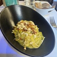  Vegan lentil linguinee  at Osteria Antico Dolo in Venice