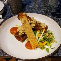 The one vegan options for dinner. at Quay Hotel & Spa in Conwy