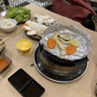 Vegetable BBQ  at Era Restaurant in Hanoi