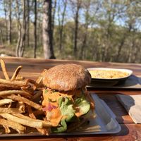   at Bombadil's Cafe in Eureka Springs