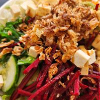 Soy sesame tofu bowl at Mogo Mogo in Coogee