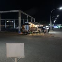 The van on the crossroads, pretty close to main drag  at Bappa in Coron