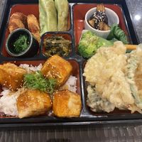 Vegan bento   at Sakimoto Japanese Bistro in Christchurch