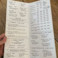 Beverage menu (as of Oct 2023) at Santo Remedio in San Miguel De Allende