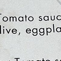 Vegan pizza ingredients   at Santo Remedio in San Miguel De Allende