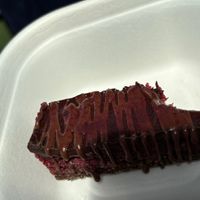 Cherry ripe slice. Very nicee  at Passel Foods in North Melbourne